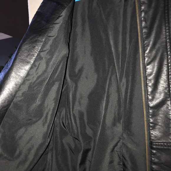 EUC  Genuine Leather MOTO jacket - Picture 5 of 5